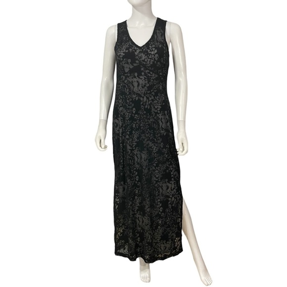 Express Black Sheer Maxi Dress - Picture 3 of 7